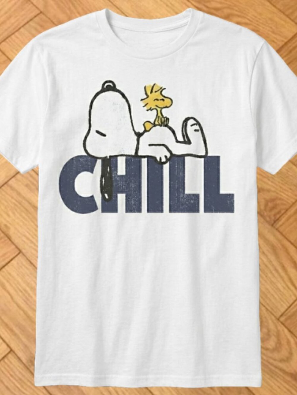 Peanuts Snoopy Chill T-Shirt | Funny Woodstock Dog Graphic Tee